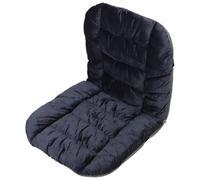 Heated Chair Pad with Backrest, Soft Plush Seat Warmer for Office Home | Fast Warming, Secure Strap Fit, Easy Cleaning, 90x45cm Size, Desk Computer Use