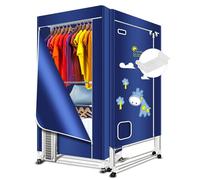 Heated Clothes Airer, 1600W-1.7 Meter Electric Clothes Dryer (Anion) with 12 Hangers, 3-Tier Foldable Heated Clothes Airer Rack with Cover, Energy Saving Heated Airers for Indoor, Apartment