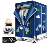 Heated Clothes Airer 2/3-Tier Electric Clothes Dryer Airer Energy Saving Portable Foldable Laundry Drying Rack,Energy Saving Digital Timer,1500W,30KG Large Capacity for House Living Room (Size The New