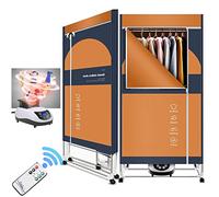 Heated Clothes Airer 2-Tier Electric Clothes Dryer Airer Rack 20KG Large Capacity Energy Saving Folding-Dry Machine with Remote Control,1500W,Warm Air Drying Dryer Wardrobe for House Living Ro The New