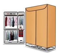 Heated Clothes Airer, 3-Tier Clothes Dryer 2400W, Electric Clothes Dryer 163Cm, Clothes Drying Rack Indoor Energy Saving Clothes Airer Drying Wardrobe Digital Automatic Timer,Beige