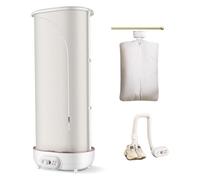 Heated Clothes Airer, 4 in 1 Clothes Airer Drying Machine, 400W Electric Clothes Dryer Indoor, Quick Dry Hot Air Pod with Cover, 1-6 Hour Timer, Mini Travel Wardrobe Drying Rack for Clothes,Shoes