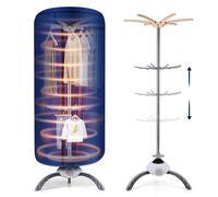Heated Clothes Airer, 900W Electric Clothes Dryer, 12kg 2-layer Circul