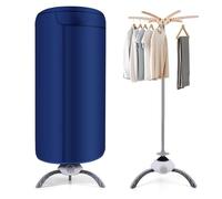 Heated Clothes Airer, 900W Electric Portable Clothes Airer Dryer with Timer, PTC Hot Air Drying Pod Dries Clothes Quickly and Efficiently, Upgrade Strong Bracket, for House Travel(Large)