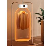 Heated Clothes Airer With Cover - Indoor Folding Electric Dryer, 600W Energy-Efficient, Timer, UV Sterilization, 1.8m Line
