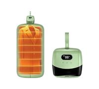 Heated Clothes Dryer, Portable Foldable Rapid Drying Disinfection Intelligent Timer Mute Design, 10-15kg Capacity, Ideal for Home Travel Apartments (Green-3)