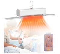 Heated Clothes Dryer, With Cover,400w,7 Timed Heat Settings Holds up to 5kg Mini Electric Clothes Airer, For Apartments Rv Travel, Dormitories,White