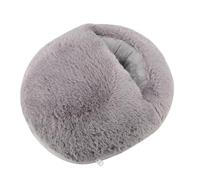 Heated Cold Weather Winter Warm Shoes USB Foot Cushion Electric Heater for Winter Office Heating Slippers (Gray)