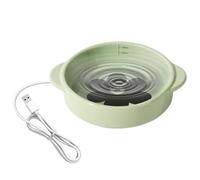Heated Dog Bowl - Dog Thermal Bowl - 15W Anti-slip Thermostatic Control Insulated Ceramic Heated Outdoor Water Bowl With Chew Resistant Cord For Chickens, Rabbits, Squirrels