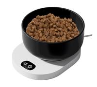 Heated Dog Bowl, Heated Chicken Drinker, Heated Cat Bowl, Temperature Adjustable Pet Ceramic Bowl, Heat Insulation Bowl for Pets, Hot Water, 35°C, for Birds, Chickens, Ducks