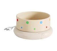 Heated Dog Water Bowl,Anti-Slip Quiet Winter Outdoor Water Heater - Pet Food Bowl Yogurt Maker,for Dog Cat Dorm Apartment Living Room Balcony Porch