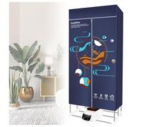 Heated Dryer, Overheating Protection Multiple Gears Electric Clothes Airer, Time Saving Large Space Heated Airers for Home Use,B