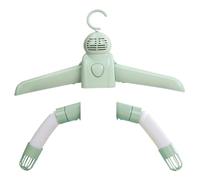 Heated Drying Hanger - Electric Quick Dry Clothes Rack, Silent Temperature Control Device, Foldable Clothes Airer for Travel, Zip, Dormitory Cabinet, Portable Wardrobe, Dry Blouse, Trousers