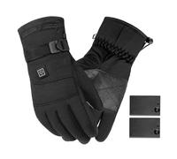Heated Electric Gloves, Men's Battery Heated Gloves, 3.7V Battery Powered Gloves with 3 Temperature Settings | Thermal Touch Screen Fast Heating