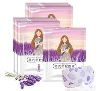 Heated Eye Mask,10 Pairs Lavender Steam Eye Mask,Heated Eye Mask For Dry Eyes,Self Heating Eye Mask,Eye Masks For Puffy Eyes,Heating Disposable Space Eye Masks For Dark Circles And Relieve Eye Fatigue