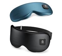 Heated Eye Mask - Cordless Eye Mask for Dry Eyes, Eye Relief, Improved Sleep, Washable Eye Heating pad for Travel and with Replaceable Shell