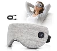 Heated Eye Mask Cordless, Warm Eye Compress for Dry Eyes Stye Blepharitis Chalazion MGD Eye Treatment, Heat Therapy to Unclog Gland, Soothe Tired and Sore Eyes (Grey)