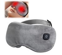 Heated Eye Mask, Detachable Design and Washable Eye Masks with 3 Heat Levels & 15 Min Timer, Cordless & Rechargeable Heating Eyemask for Dry Eyes and Fatigue, Blackout Sleep Eye Heat Mask