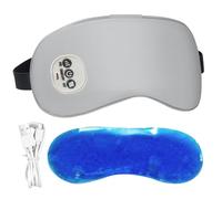 Heated Eye Mask for Dry Eyes, 3 Modes Vibrating Hot Eye Mask with Cooling, USB Rechargeable Massager Hot with15 Min Timer for Tired Eyes, Heated Massager