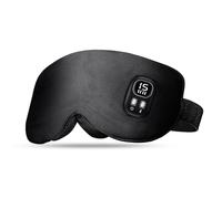 Heated Eye Mask for Dry Eyes, Silk Sleep Mask with 4 Heat & Timer Settings, Warm Compress for Sleep, Puffy Eyes, Dark Circles, Silk Eye Mask for Women & Men - Travel & Home Use
