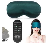 Heated Eye Mask For Dry Eyes, Sleep Mask, Silk Eye Mask, Usb With Heat And Time Control (green)