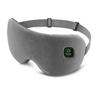 Heated Eye Mask for Dry Eyes with 3 Heat Settings 15 Min Timer Silk Washable Cover USB Rechargeable for Eye Strain Travel and Nap