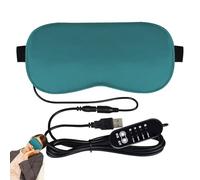 Heated Eye Maśk - Imitation Silk, 8.07x3.74 Inches, Compress Eye Ťherapy, Light Blocking Sleep Maśk | Relaxation Warm Compress ThërapyFor Eyes Comfortable Rest Health Care