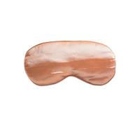 Heated Eye Mask Silk Sleeping for Eyes Heating Cover Travel Eyeshade Blindfold Warming Masks(Apricot Pink(Heated))