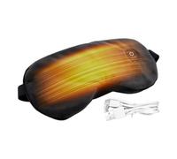 Heated Eye Maskes | Electric Heated Eye Maskes Cordless with 3-Level Temperature & Timer| Moist Heat Eye-Compress Eye-Mas | Relaxation Relief Women Men Home Bedroom Office Daily Night