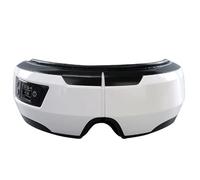 Heated Eye Massager with Air Pressure & Vibration, USB Eye Relax Mask | Soothing heat, air pressure and vibration massage for tired eyes after screen time, soft PU leather, USB powered