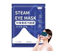 Heated Eye Pad,Heating Eye Patch for Travel - Breathable Light Blocking Blindfold for Relaxation Meditation Spa Nighttime Care Travel Flight Airplane