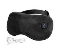 Heated Eye , Rechargeable Warm Compression Device, Adjustable Heat with Auto Shut-off, Soft Breathable Fabric Cover, Sleep Aid with Ergonomic Design,