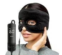 Heated Eye Warmer with Polyester Construction and USB | Direct Power Without Replaceable Batteries, Continuous Warmth Around the Eye Area, Travel and At-Home Rest Use