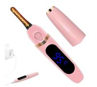 Heated Eyelash Curl - Adjustable Electric Temperature, Eyelash Bend with Battery Indicator, for Girls, Ladies, Beginners, Travellers, Artists, Brides Office Wedding Home, Travel, Gym, Eve