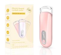 Heated Eyelash Curler - 2-Level Temperature Adjustment, Type-C Rechargeable mini Eyelash Curler, 8-Second Quick Heating, 24-Hour Lasting curl, Easily Creating Natural and Beautiful Eyelashes