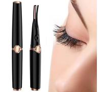 Heated Eyelash Curler 3 Temps Electric Anti-Scalding Makeup Heat Portable Fast Heating Lash USB Rechargeable Long Lasting Beauty ToolsEyelash