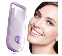 Heated Eyelash Curler, 3s Warm-up Time, Electric Eyelash Curler, Heated with 35 mm Large Pliers Head, 4 Levels up to 75°C and NTC Constant Temperature for 24-Hour Hold for All Eyelash Types