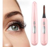 Heated Eyelash Curler - 4 Modes LED Display Electric Lash Lift Tool, 24H Long-Lasting Curling Portable Beauty Device for Women Travel