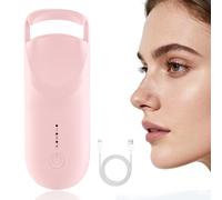 Heated Eyelash Curler, Electric Eye Lash Curler with 2 Temp Settings, 5s Fast Heating, Rechargeable Mini Portable Lash Curler, 5 Mins Auto Shut Off, 24H Lift for Natural Long-Lasting Curls