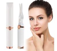 Heated Eyelash Curler,Electric Heated Lash Curler,USB Rechargeable Portable Eyelash Curler for Women,3 Heating Modes Mini Lash Curling Tool,Quick Heating Anti-Scald Eyelash Curlers for Makeup (White)