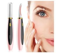 Heated Eyelash Curler Electric Quick Heating Eyelash Curler 24 Hours Hold | 3 smart heat settings, washable silicone brush, USB charging, 10 minute auto shutdown