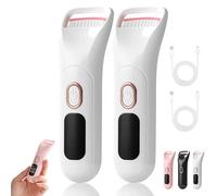 Heated Eyelash Curler, Eyelash Curler Heated,Fast Heat Up Eyelashs Curlers for Women Girls Home Travel Salon Wedding Work Photoshoot Birthday Daily Events (White,2PCS)