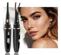 Heated Eyelash Curler - Eyelash Curlers Heated 3 Temperature Modes| Rechargeable Electric Eyelash Curler Pro| Heated Lash Curler for Women Heat up in 8s Anti-Burn Design-Black