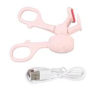 Heated Eyelash Curler Fast Heat Up Long Lasting Safe Anti Burn 3 Temperature Settings Rechargeable Electric Eyelash Curler