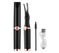 Heated Eyelash Curler for Women, USB Rechargeable Electric Lash Curler with 3 Temperature Settings, 20s Fast Heat Up, Comb Design for Safe & Natural Curled Lashes, Portable Travel-Friendly Makeup Tool