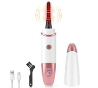 Heated Eyelash Curler,Heated Lash Curler,Accurate Temperature Control Electric Eyelash Curlers with Temperature Display for Natural Makeup & Long Lasting Curls Suitable for Most Lash Types