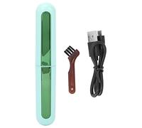 Heated Eyelash Curler Long Lasting Portable Electric Eyelash Curlers Makeup Tools for Women (Green)