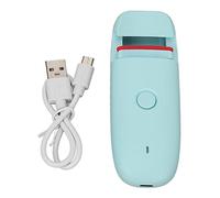 Heated Eyelash Curler Portable Constant Temperature Styling for Long-Lasting Curled Lashes (Green)