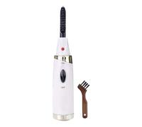 Heated Eyelash Curler - Portable Curling Device, Silicone Comb Applicator, Quick Heating Styling Instrument with Adjustable Heat Levels, Long-Lasting Definition for Romantic Dinners, Office