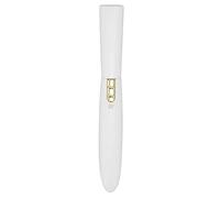 Heated Eyelash Curler Quick Heating Long Lasting Battery Powered Electric Eye Lashes Curler for Make Up Tool (White)